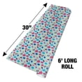 thumbnail image 4 of Colorful Easter Eggs and Flowers Premium Roll Gift Wrap Wrapping Paper, 4 of 5