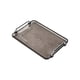 thumbnail image 4 of Bandeja de servicio resistente con asas Bandeja rectangular con asa, práctica para comer S y gris, 4 of 9