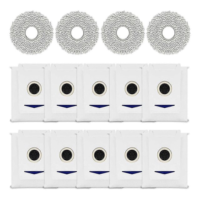 Wipes and Dust Bag for T30 Omni / T30 PRO Omni Robot Vacuum Cleaner Replacement Parts