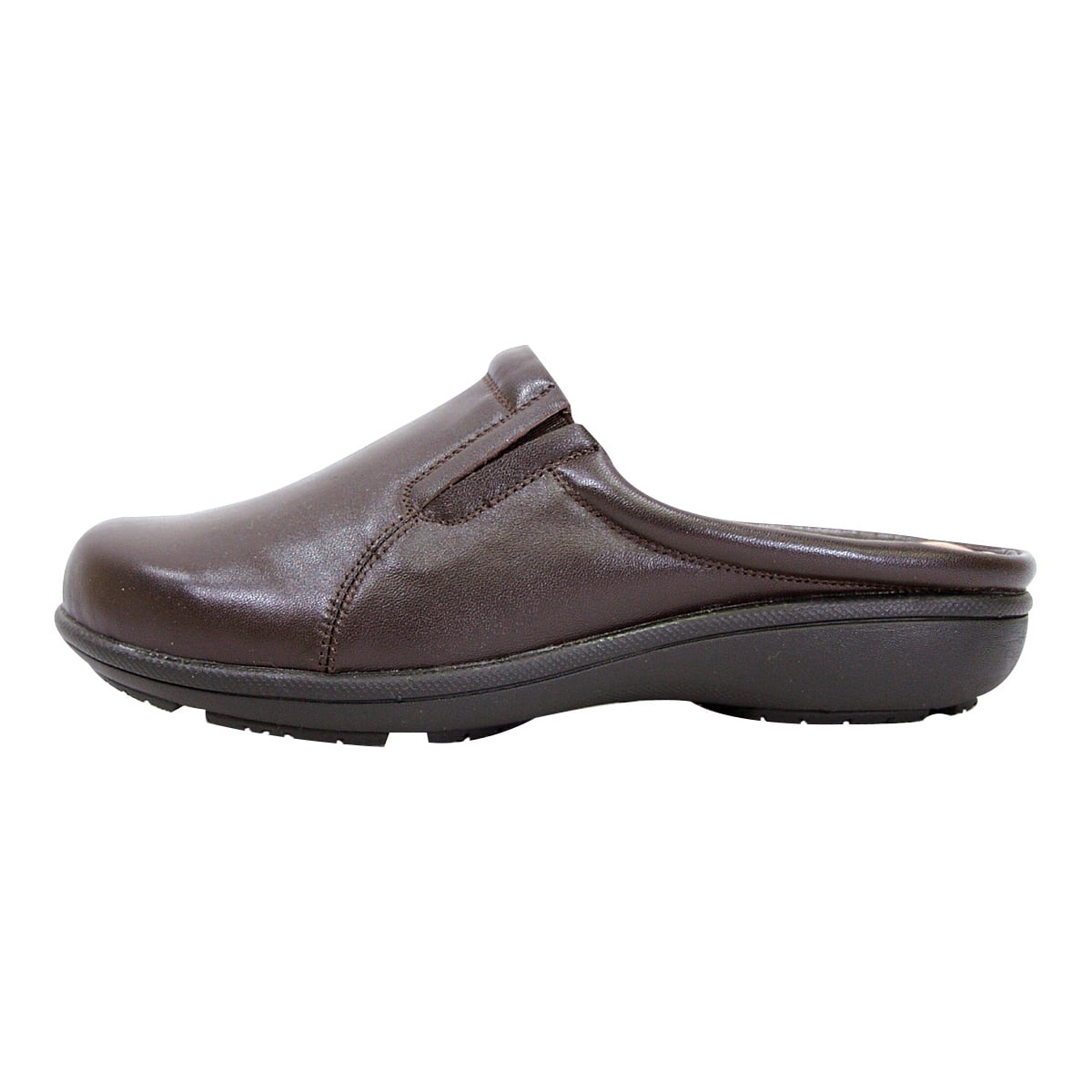 PEERAGE Mary Women Extra Wide Width Comfort Leather Clog
