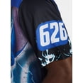 thumbnail image 4 of Disney Stitch Men's and Big Men's Front Back Graphic Soccer Jersey with Short Sleeves, Sizes XS-3XL, 4 of 5