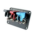 thumbnail image 1 of Panel de aluminio del interruptor de palanca de empuje del arranque del motor del coche universal de 12V 20A Cola Interruptor de relé del motor de encendido, 1 of 8