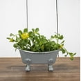 thumbnail image 4 of Foreside Home & Garden Mini Bathtub Soap Dish – Gray Enamel Bathroom Accessory, 4 of 6