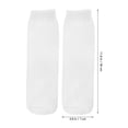 thumbnail image 4 of 6 Pairs of Blank White Sublimation Socks Printable Socks Straight Blank Socks, 4 of 4