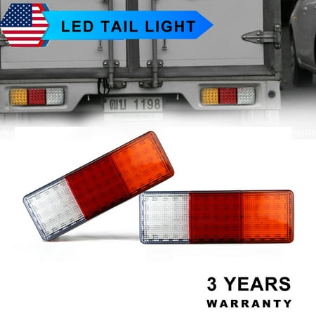 Acheter Feu arrière LED pour voiture et camion, 1 paire, feu Stop arrière, pour  remorque, camion, caravane