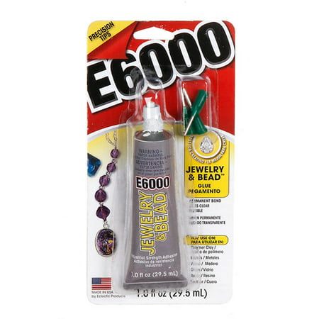 Eclectic E6000 1 Ounce Jewelry & Bead Glue, 1