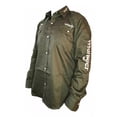 thumbnail image 1 of Camisa Wrangler Bordada Lisa Algodón Premium Para Hombre, 1 of 4
