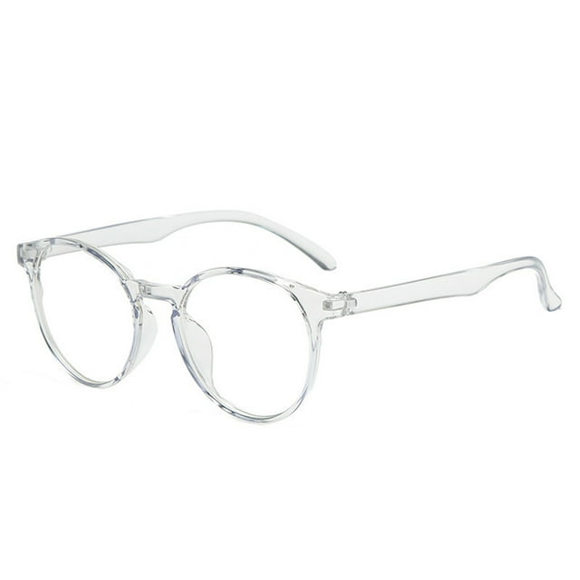 Retro Blue Light Blocking Glasses Unisex Flat Anti Fatigue Decorative Eyeglasses