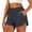 Dark Gray, variant on Hurxie Athletic Shorts for Women 3" - High Waisted Quick Dry for Running Workout Gym Track with Pocket Black,L