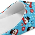 thumbnail image 6 of Psesaysky Women's Cartoon Christmas Snowman Print Closed Toe Slippers for Women Soft Sole Cotton Slide Lightweight Indoor Slippers Bedroom Shoes, Size 12-13, 6 of 7