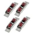 thumbnail image 1 of 4 Piezas Polea de Ventana Silenciosa Tipo 88 Rodillos de Puerta Corredera Piezas de Ventana Accesorios de Polea de Nylon para Baño Cocina Dormitorio A, 1 of 7