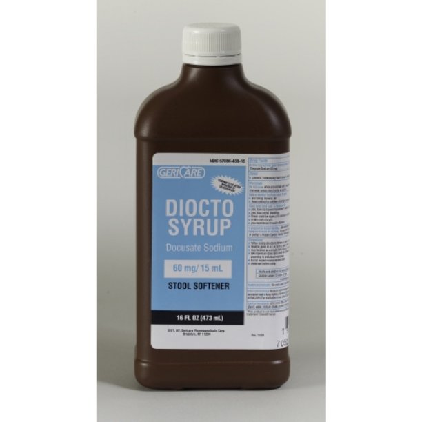 McKesson Brand Stool Softener Liquid, 16 oz., 60 mg / 15 mL Strength