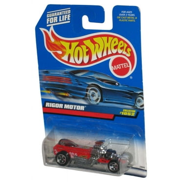 Hot Wheels Rigor Motor (1998) Mattel Red Die-Cast Toy Car #1052