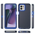 thumbnail image 5 of TASHHAR Moto G Stylus 5G 2023 Case with Screen Protector and Belt Clip Holster Military Grade Heavy Duty 3 in 1 Shockproof Armor Rugged Durable for Motorola G Stylus 5G 2023 Phone - Dark Blue+Blue, 5 of 8