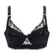 thumbnail image 1 of Ropa interior fina de copa completa, sujetador pequeño de talla grande, sujetador de encaje ajustable inalámbrico para mujer, cubierta de pecho, copa BCD, sujetadores de encaje de talla grande Tan Jianjun unisex, 1 of 2