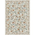 thumbnail image 6 of BERTHMEER 2'x3' Small Area Rugs for Bathroom Bedroom Entryway Kitchen Entrance Dorm Non Slip Washable Beige Floral Vintage Traditional Oriental Accent Flower Carpets, Multicolor, 6 of 7