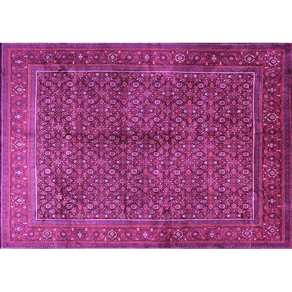 Ahgly Company Indoor Rectangle Persian Pink Traditional Area Rugs, 5' x 8'