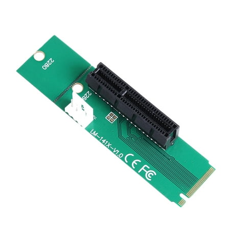 NGFF M2 M.2 to PCI-E 4X 1X Slot Riser Card...