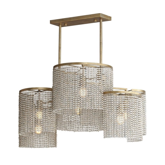 Maxim Lighting - Fontaine - 6 Light Linear Pendant-19.25 Inches Tall and 26.5