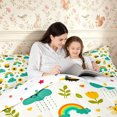 thumbnail image 4 of Manfei Cartoon Bee Twin Comforter Sets 2pcs,Floral Animal Bedding Set,1 Comforter and 1 Pillowcase,Reversible, 4 of 6