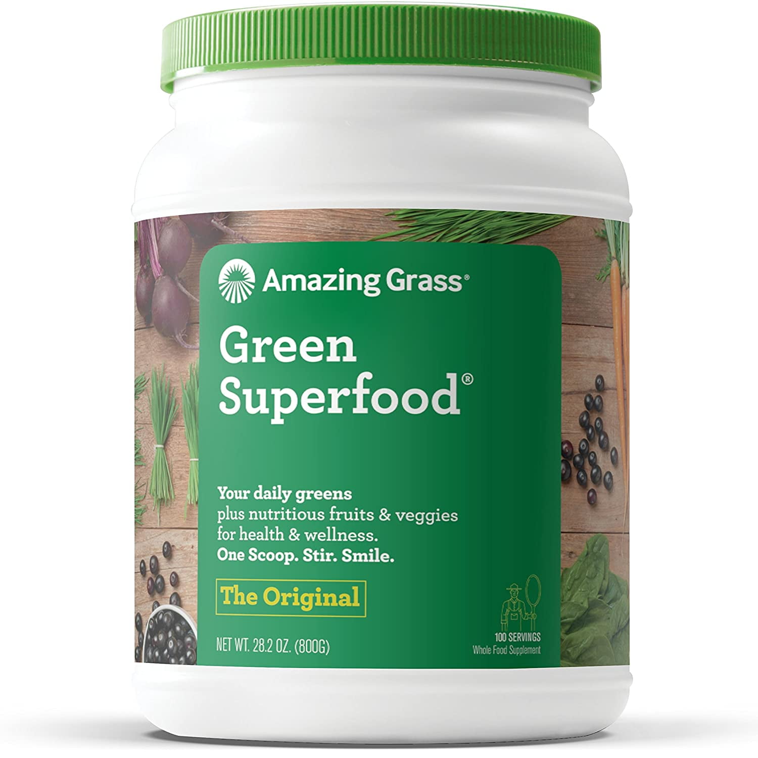 Amazing Grass Green Superfood Super Greens Powder with Spirulina