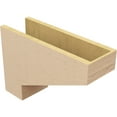 thumbnail image 5 of 7"W x 21"D x 14"H Classic Clemmons Rough Cedar Woodgrain TimberThane Corbel, Primed Tan, 5 of 6
