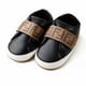 thumbnail image 3 of Zapatos De Bebé Recién Nacidos Niños Sneaker Niñas FF Print First Walkers Pequeños Encaje Hasta Cuero PU Suelas Suaves Zapatillas 0-18 Meses, 3 of 3