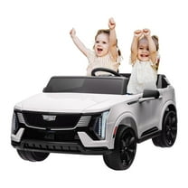 M optimized 24V Kids Ride on Car, 2 Seater Ride on Truck Toy Battery Powered Electric Car for Toddlers, with Remote Control, Spring Suspension, LED Lights and Music for Boys Girls