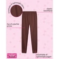 thumbnail image 2 of Real Love Girls' Sweatpants - 4 Pack Basic Solid Active Fleece Joggers (Size: 7-16), 2 of 7