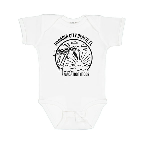 Inktastic Summer Vacation Mode Panama City Beach Florida Boys or Girls Baby Bodysuit