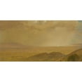 thumbnail image 2 of Frederic Edwin Church 24x14 Black Ornate Framed Double Matted Museum Art Print Titled: Landscape VIII (1865), 2 of 5