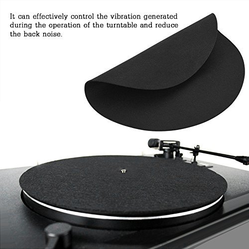 Almohadilla de disco de vinilo antiestática ultrafina para tocadiscos,