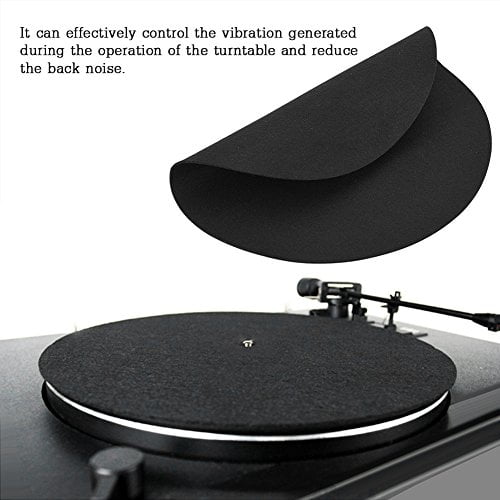 Almohadilla de disco de vinilo antiestática ultrafina para tocadiscos,