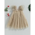 thumbnail image 4 of xiaxaixu Robe d'Été en Tulle à Pois pour Filles Tout-Petits Robe de Princesse pour Fête, 4 of 7
