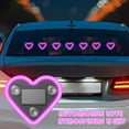 thumbnail image 4 of YOTQUSKI Love Atmosphere Light, IP67 Waterproof, Heart-Shaped LED Neon Lights Solar Powered, Waterproof Valentines Day Car & Window Decor, 4 of 7