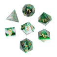 thumbnail image 2 of Juego de dados poliédricos, juego de dados poliédricos de 7 piezas, juego de rol, dados, dados poliédricos de resina, elaborados por expertos, 2 of 9