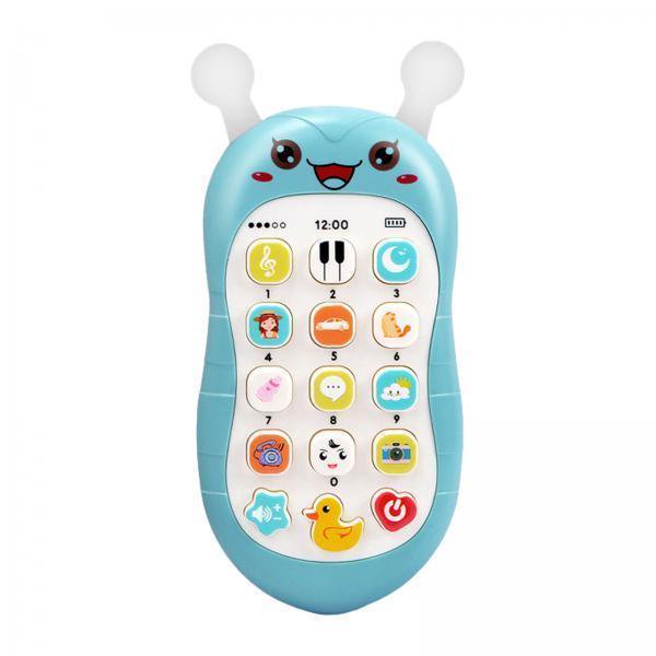 5x Teléfono Móvil De Juguete Para Niños Teléfono De Juguete Para Bebés 15 Canciones Para Bebés Azul Bebé