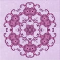 thumbnail image 1 of Ahgly Company Machine Washable Indoor Square Transitional Medium Orchid Purple Area Rugs, 5' Square, 1 of 7