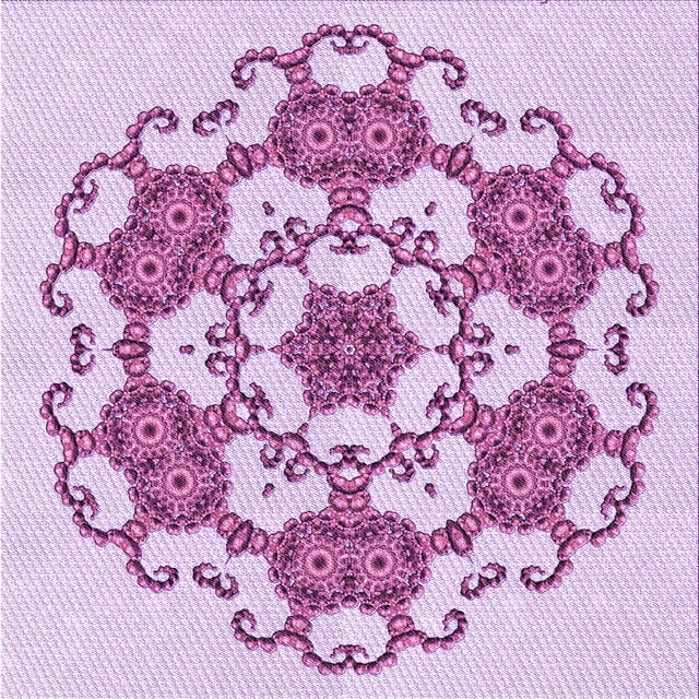 Ahgly Company Machine Washable Indoor Square Transitional Medium Orchid Purple Area Rugs, 6' Square