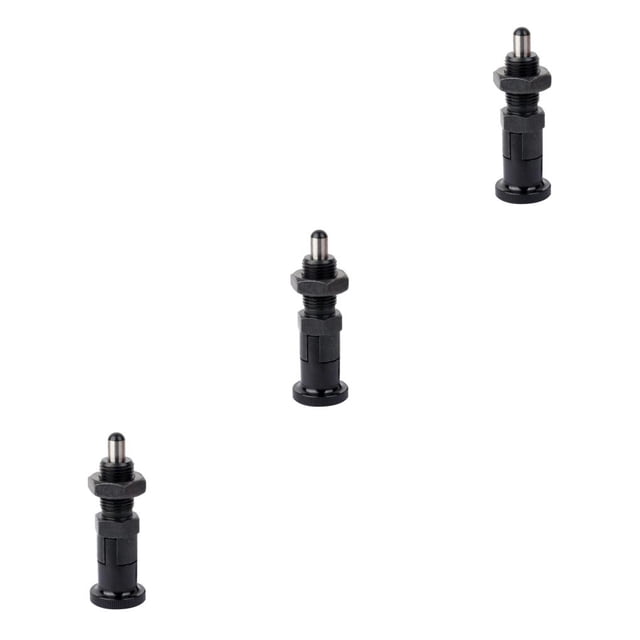 Decodeary Acier Inoxydable Durable Bouton d'Indexation Piston Pin PXYKN8L 3Set