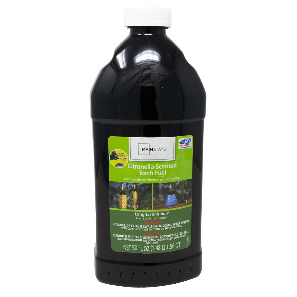 Mainstays CitronellaScented Torch Fuel for Outdoor Torch, 50fl oz