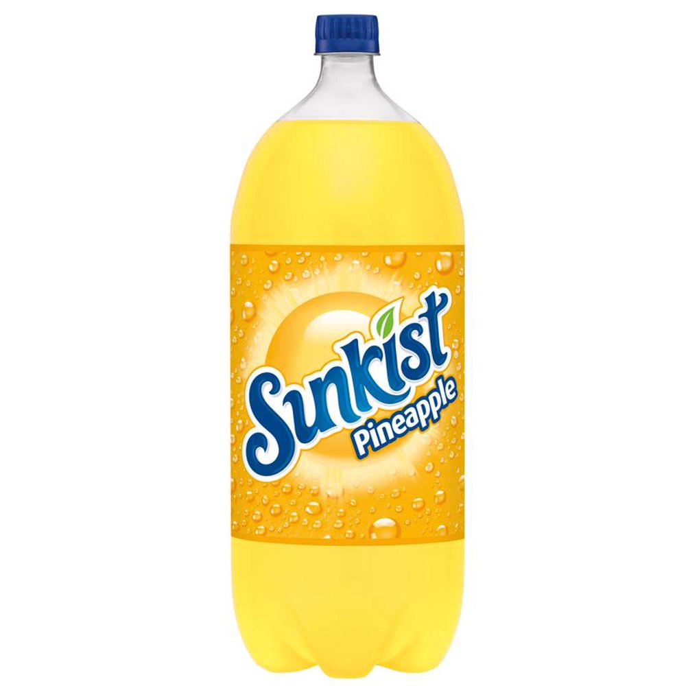 Sunkist Pineapple Soda, 2 L