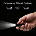 thumbnail image 6 of Wrongduck 500 Lumens Mini EDC Flashlight Rechargeable Keychain Light with Fire Starter Window Breaker Magnetic Base and 3 Color Sidelights Pocket Camping Flashlight, 6 of 8