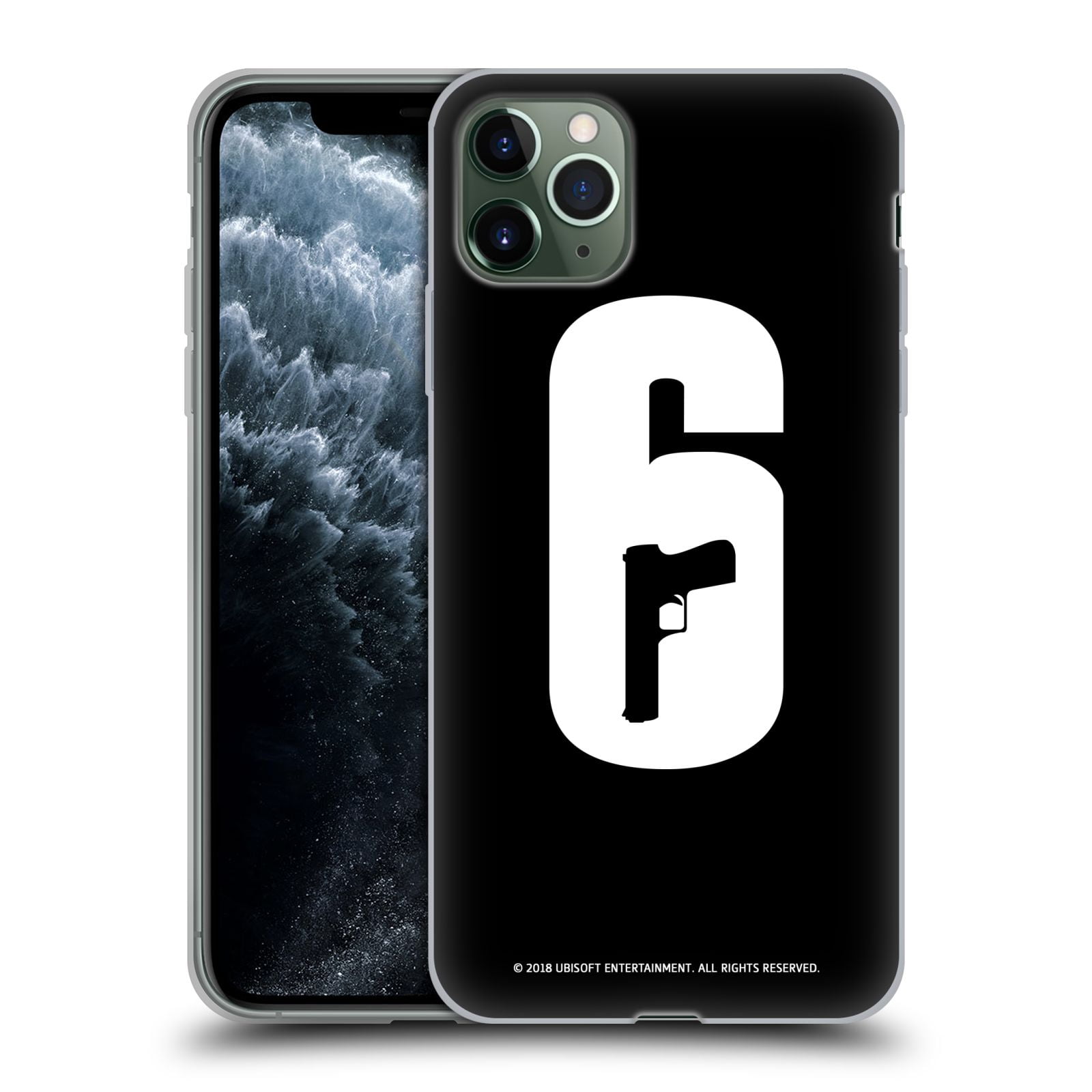 læser kabel vinge Head Case Designs Officially Licensed Tom Clancy's Rainbow Six Siege Logos  Black And White Soft Gel Case Compatible with Apple iPhone 11 Pro Max -  Walmart.com