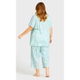 thumbnail image 2 of Avenue Women's Plus Size Button Up Sleep Top, 2 of 6