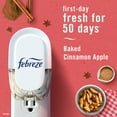thumbnail image 5 of (2 pack) Febreze Plug Odor-Fighting Air Freshener Baked Cinnamon Apples, Starter Kit and 1 Refill, 0.87 fl oz, 5 of 13