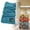 Blue, variant on Hiroekza Towels for Bathroom, 30"x14" Strawberry Corals Fleec Absorbent Quick Dry Towel,Hand Towel for Bath, Camp, Hotel and Spa