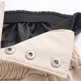 thumbnail image 5 of JAJAHO Fuzzy Lining Ski Pants Unisex Waterproof Windproof Outdoor Snowboard Ankle-Tied Pants With Multiple Pockets Soft Trousers, 5 of 9