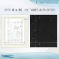 thumbnail image 3 of Icona Bay 8x10 Alpine White Picture Frames w/ Mat, 6 Pack, Countryside Collection (US Company), 3 of 6