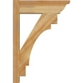 thumbnail image 3 of Ekena Millwork 6"W x 18"D x 26"H Merced Rough Sawn Traditional Outlooker, Western Red Cedar, 3 of 4